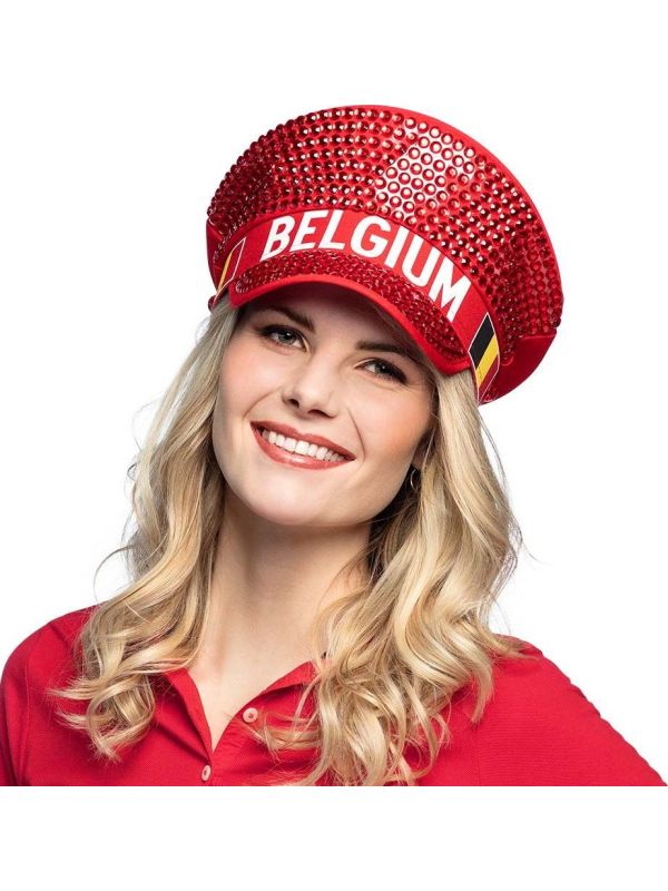 Stijlvolle Rode 'Belgium' Pet