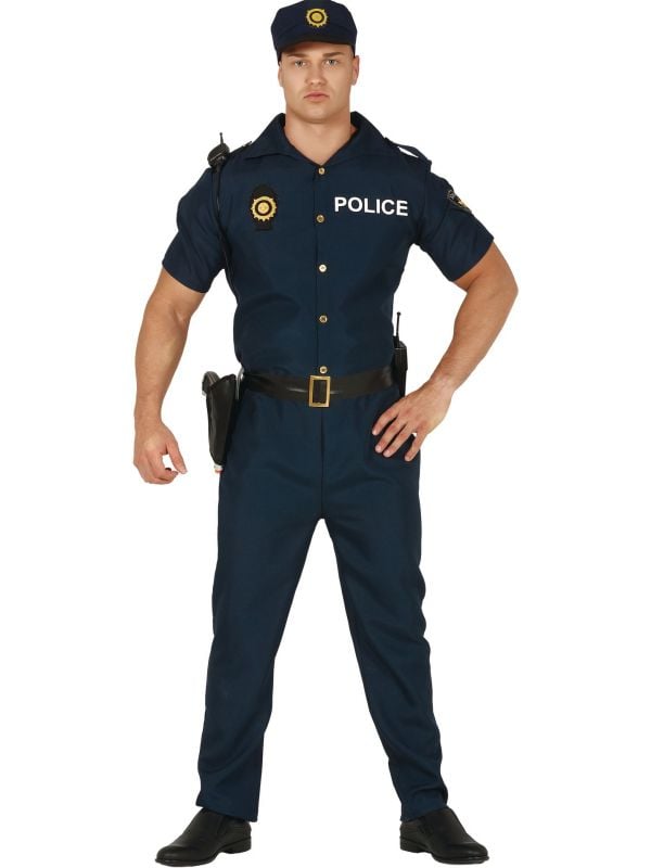 Vormen Motiveren Dag Politie kostuum heren kopen? | Carnavalskleding.nl