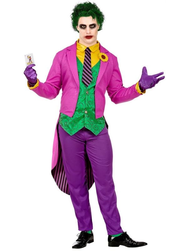 Groene bonen Schrijfmachine Hinder The joker kostuum batman | Carnavalskleding.nl