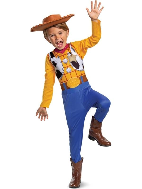 Toy Story Woody Jongens Kostuum Blauw en Geel