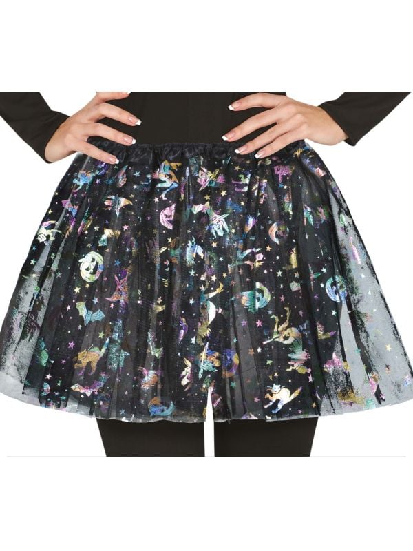 Tutu astrokleuren Halloween dames