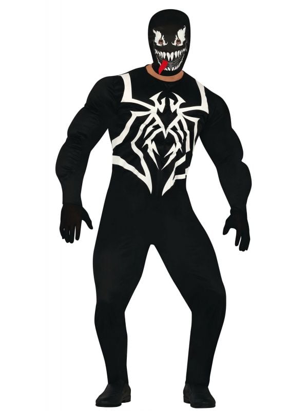 Venom spiderman jumpsuit heren