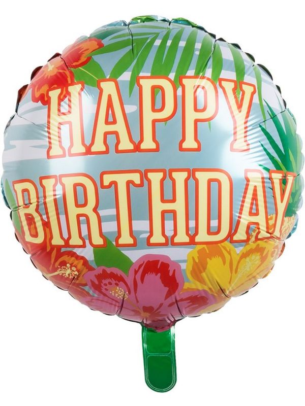 schade Joseph Banks Fascinerend Verjaardag ballon tropisch