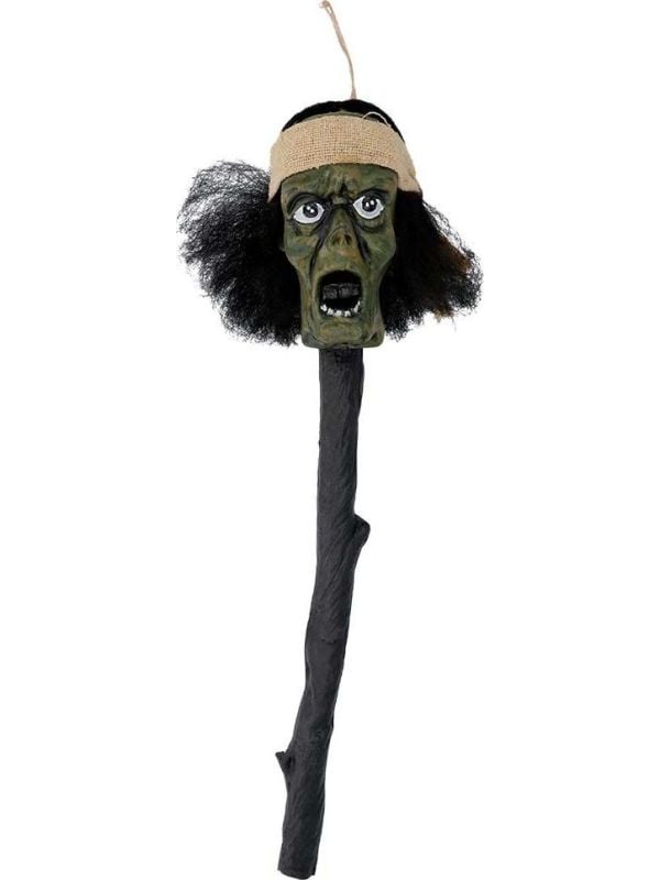 Voodoo Scepter Hoofd 52 cm Halloween