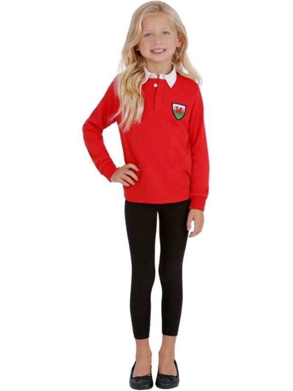 Wales Rugby Shirt Kinderen Rood