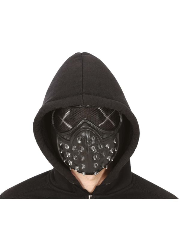 Watchdogs zwart halloween masker