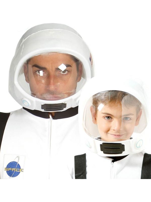 Witte astronauten helm