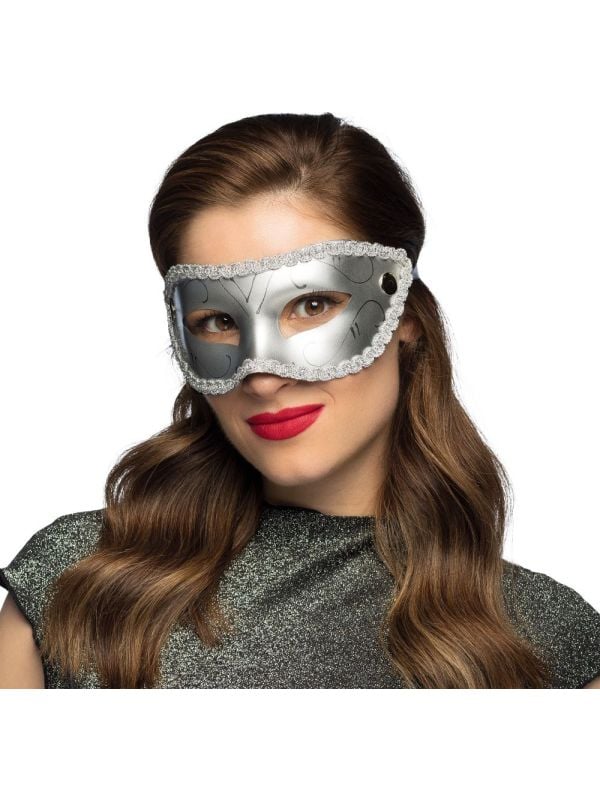 Zilveren Oogmasker Gabriella