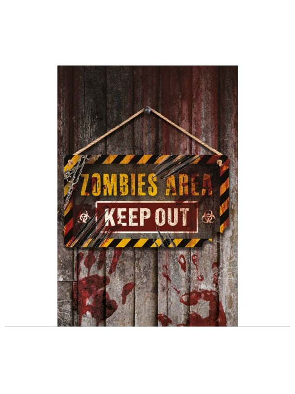 Zombie area wandbord