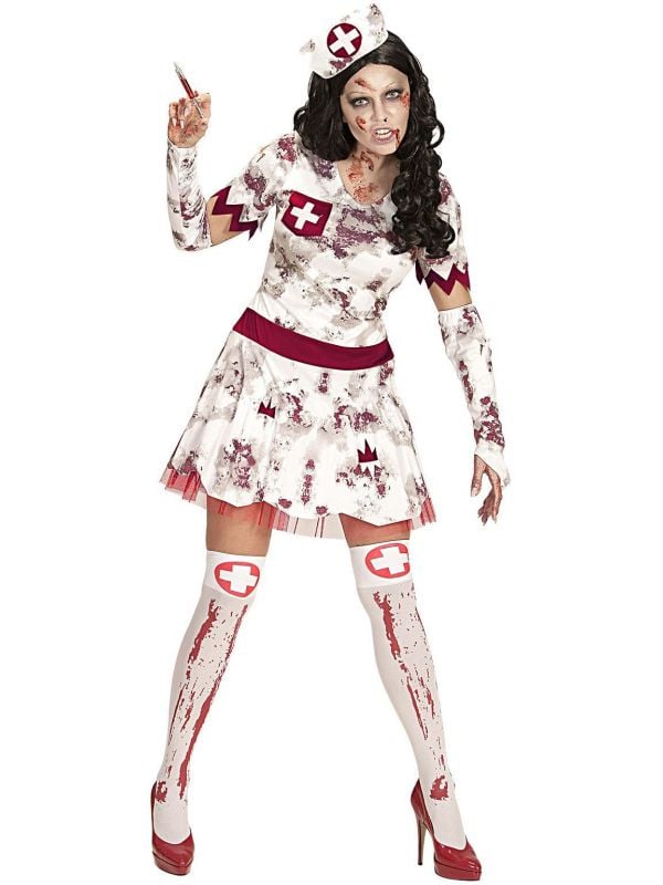 Vies chrysant Ruwe olie Zombie verpleegster kostuum | Carnavalskleding.nl
