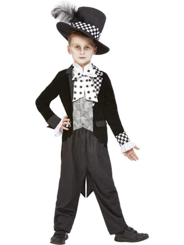 Zwart Dark Mad Hatter Kostuum Kinderen