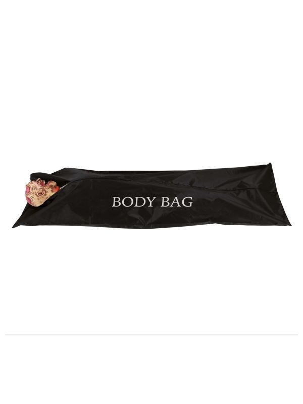 Zwarte body bag halloween