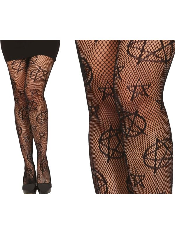 Zwarte she devil panty Halloween dames