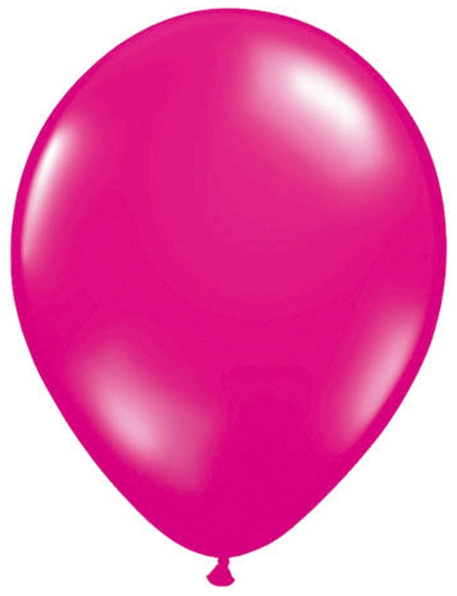 10 magenta roze ballonnen 30cm