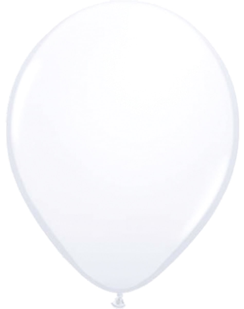 20 witte ballonnen 13cm