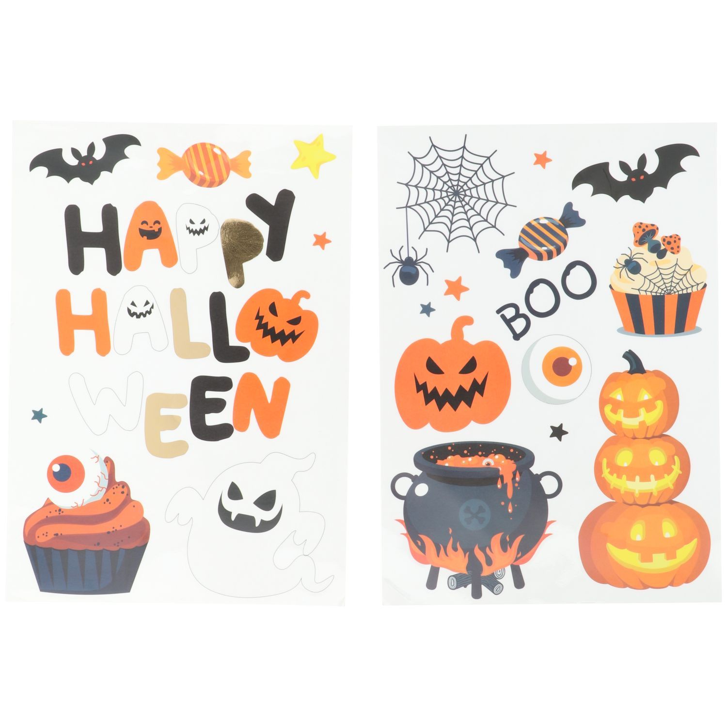 23 Halloween raamstickers