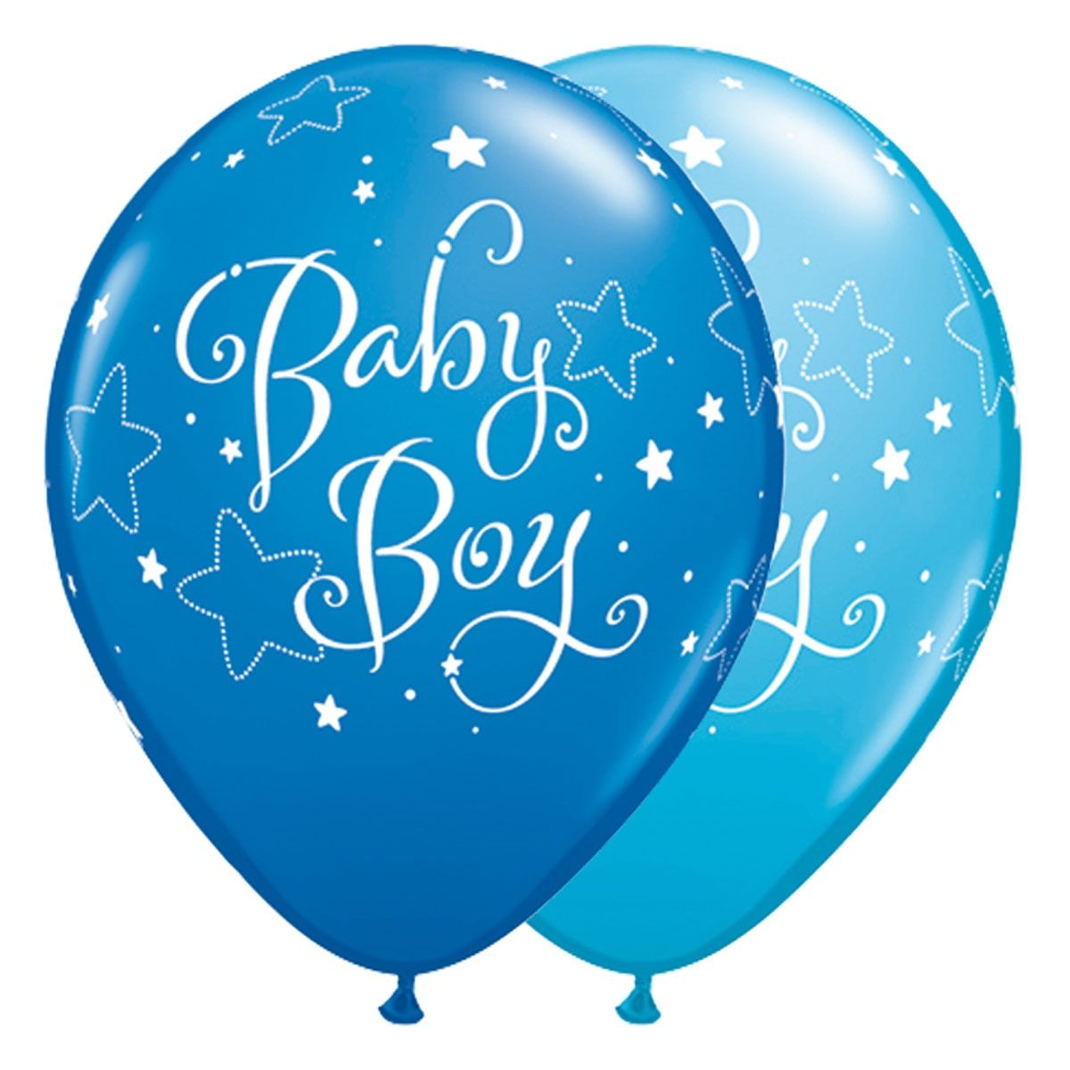 25 baby boy ballonnen 28cm