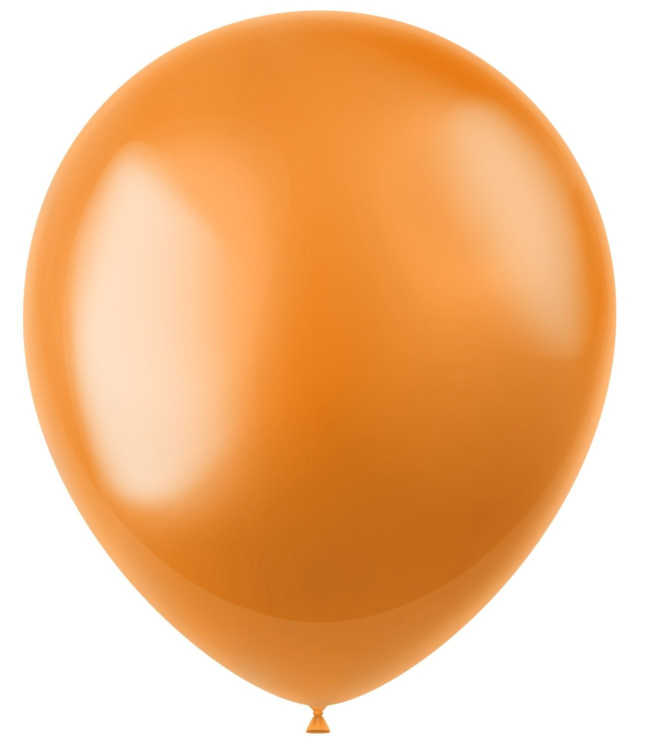 50 metallic ballonnen marigold orange 33cm