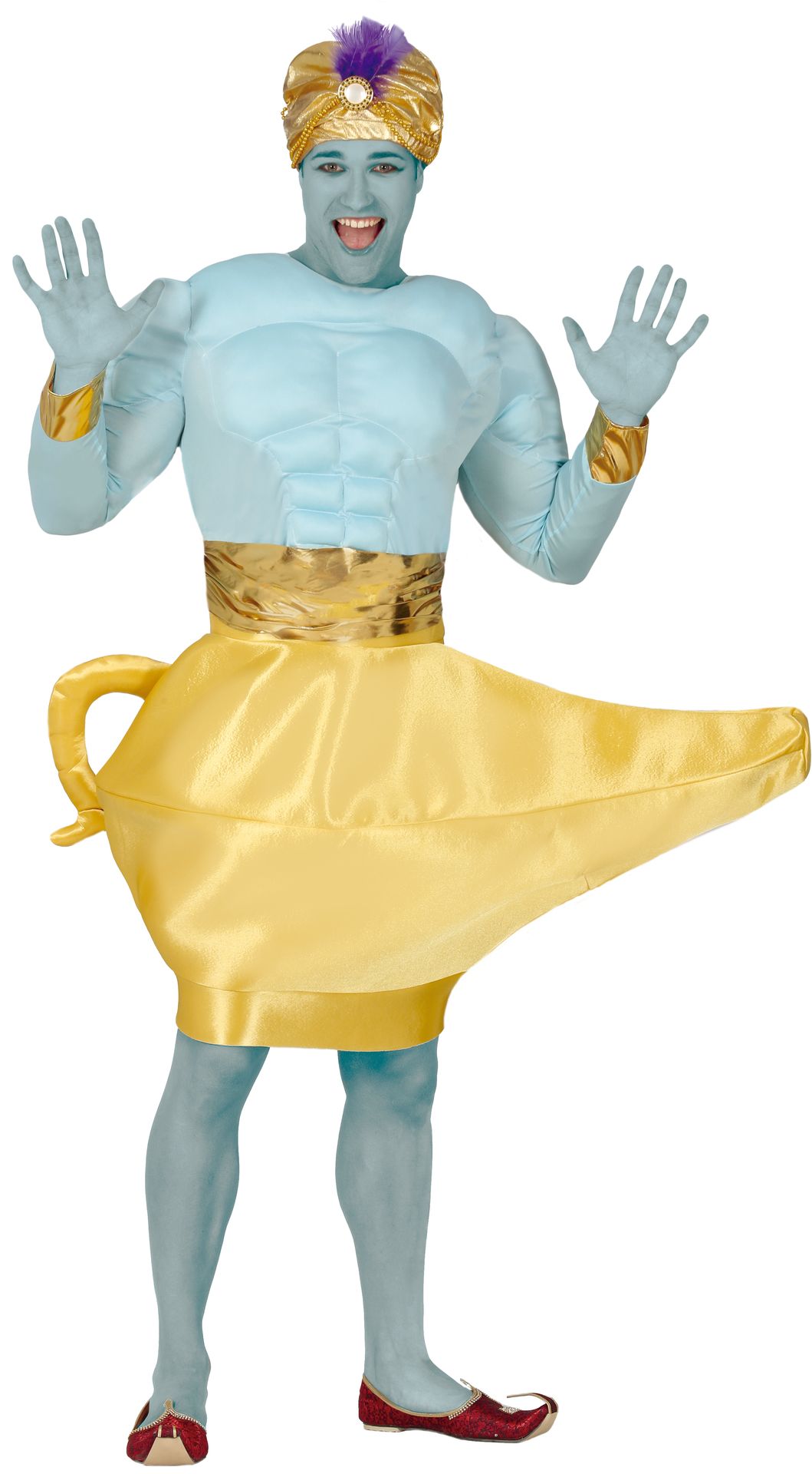 Gesprekelijk voordeel Uitverkoop Aladdin Geest lamp kostuum | Carnavalskleding.nl