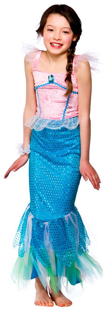 Europa Aanvankelijk aankleden Ariel de kleine zeemeermin jurk kind | Carnavalskleding.nl
