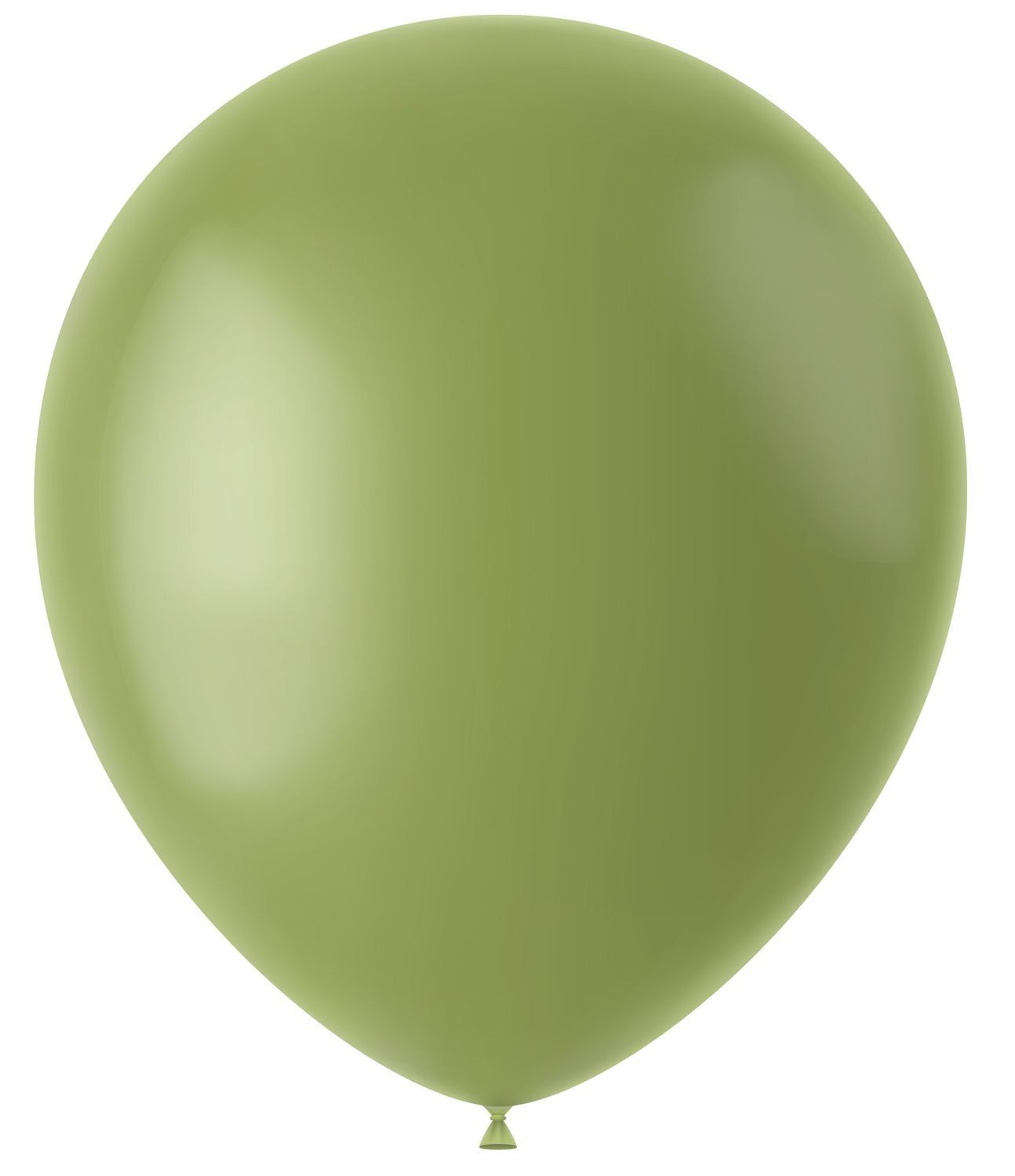 Ballonnen olijf groen mat 10 stuks