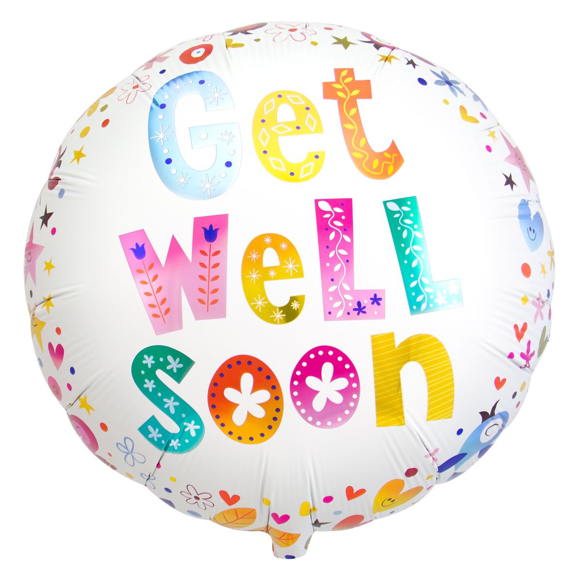 Beterschapswens get well soon folieballon