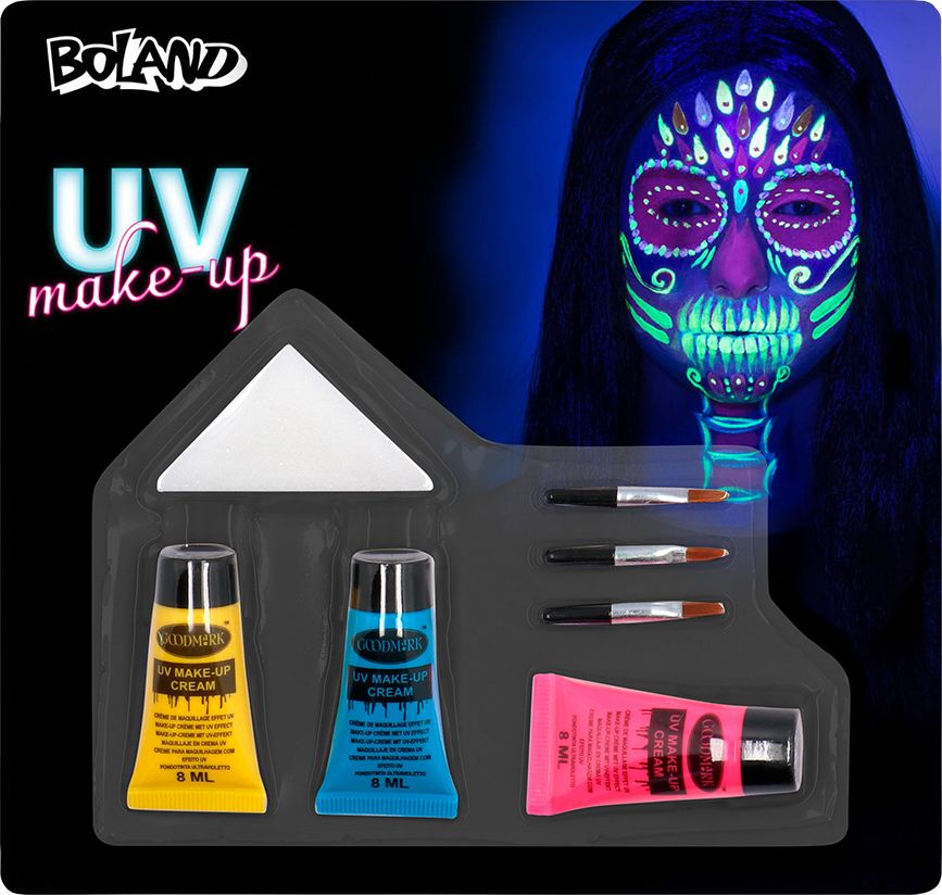 Bright Skull UV Make-up Kit