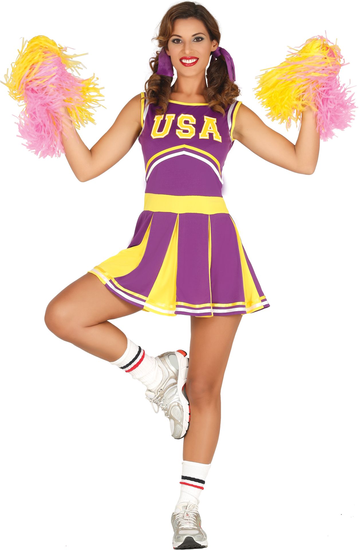 Conform schuif wang Cheerleader outfit dames | Carnavalskleding.nl