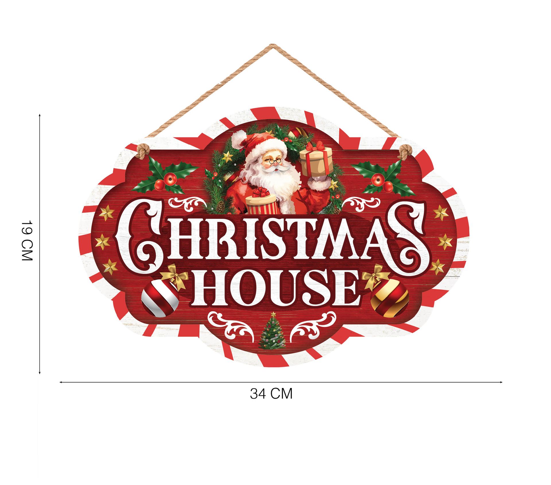 Christmas house kerst wand decoratie