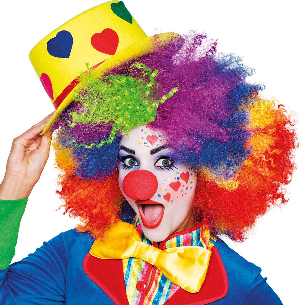 lezer Mount Bank verontschuldigen Clown make-up setje met accessoires