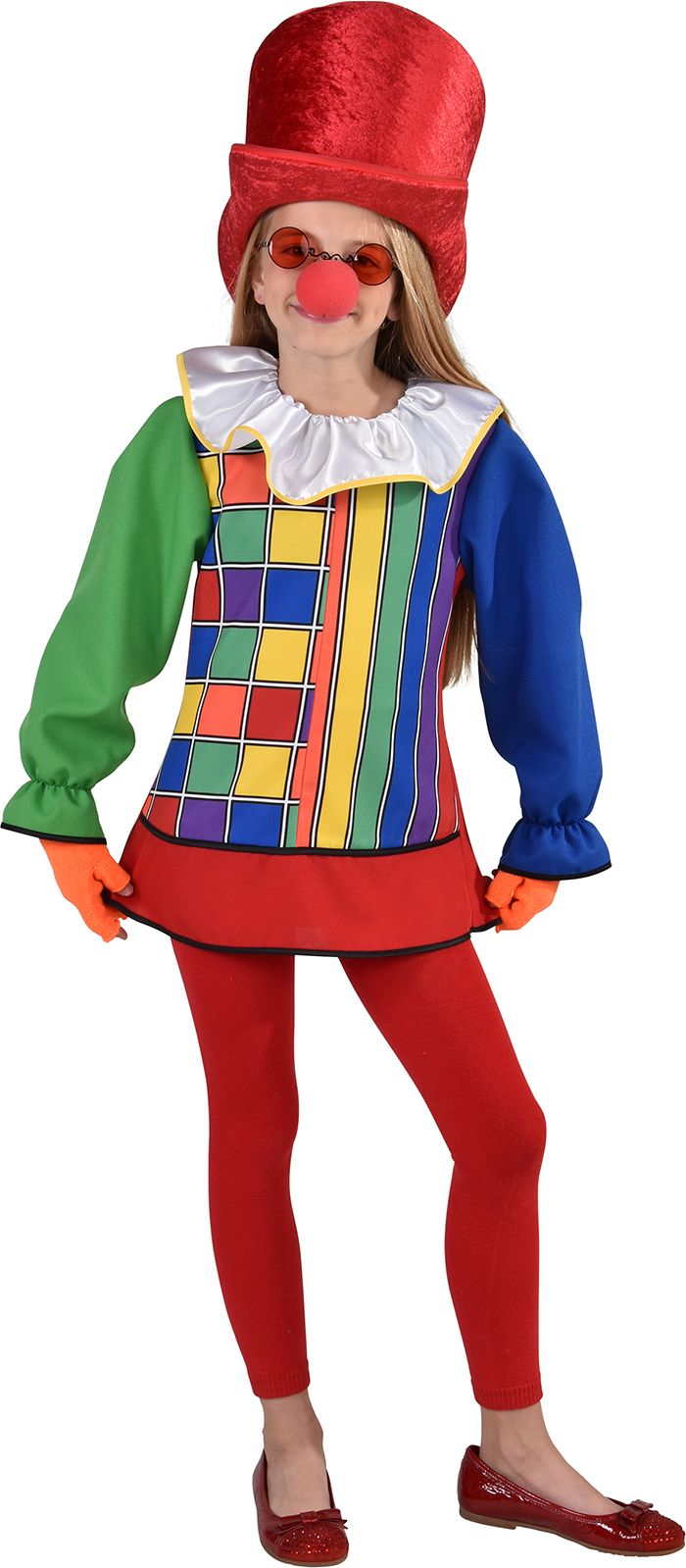 Clownsblouse met kraag