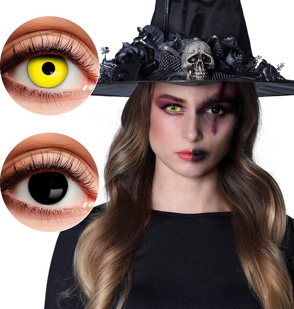 Crazy Witch 3-maands Duolenzen Halloween