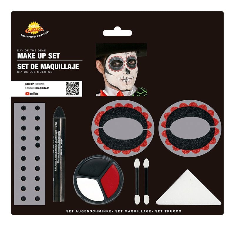 Dia de los muertos make up set