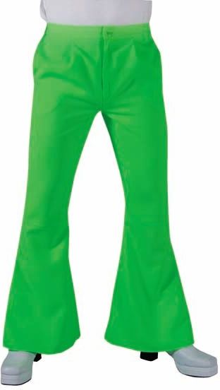 Disco broek neon groen