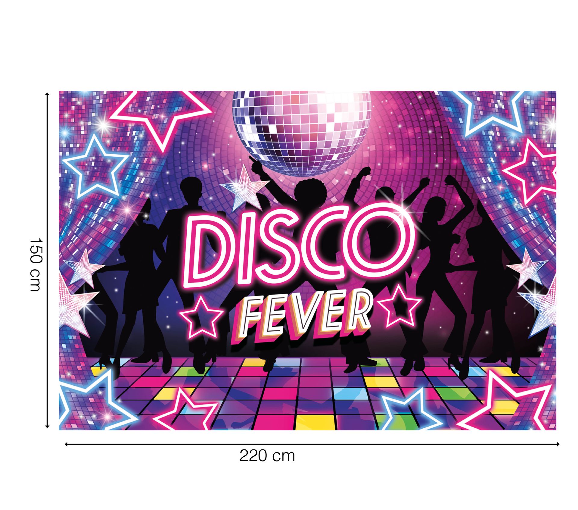 Disco fever thema foto achtergrond