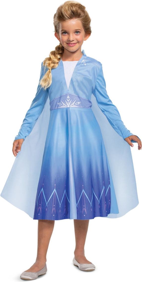 Disney Elsa Meisjes Kostuum Blauw