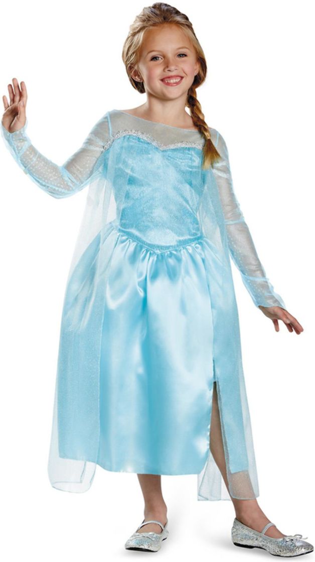 Disney Frozen Elsa Meisjes Kostuum Blauw