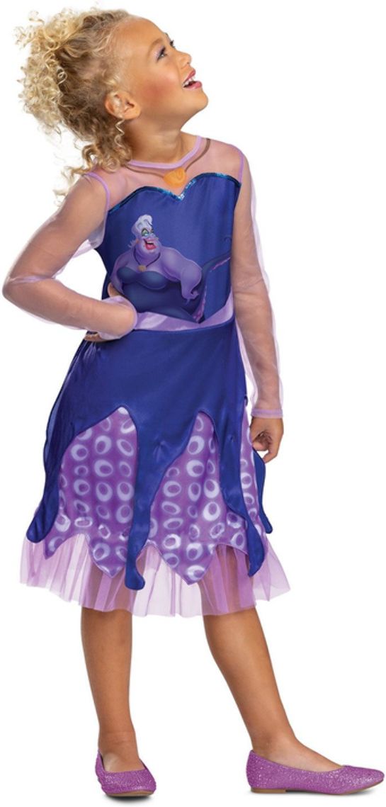 Disney Ursula Meisjes Kostuum Paars