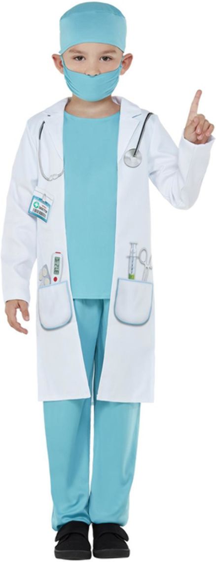 Dokter Kostuum Kinderen Blauw