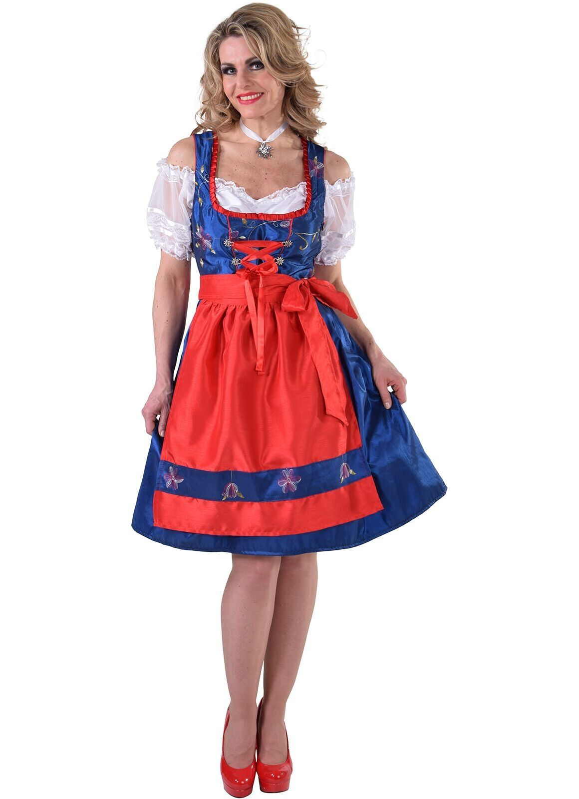 Edelweiss tiroler Dirndl vrouw