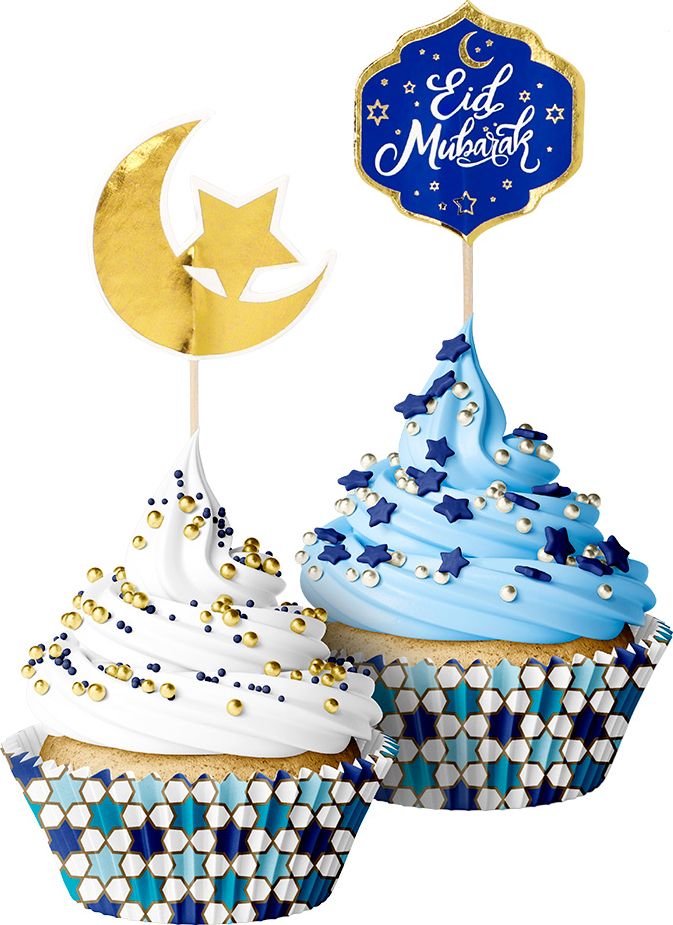 Eid Mubarak' Cupcake Decoratie Set