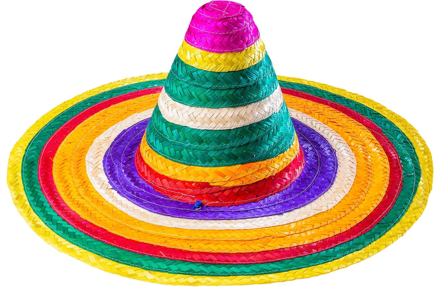 Geel gekleurde mexicaanse sombrero