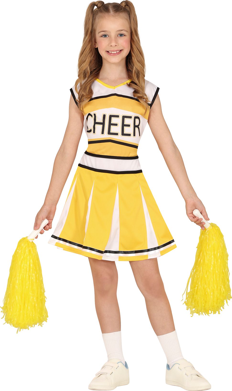 Gele Cheerleader Kostuum Kind