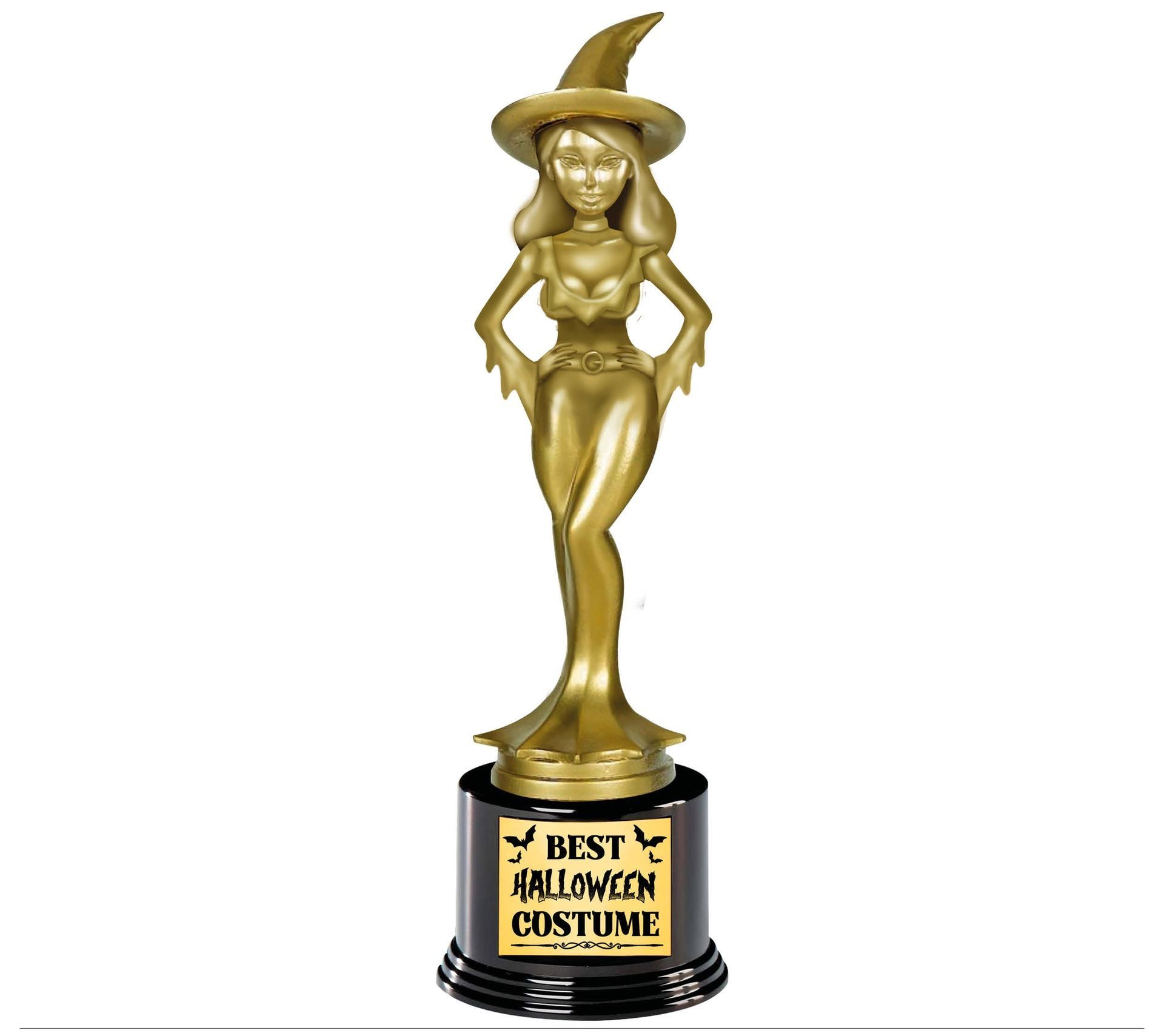 Gouden beste halloween outfit heks award