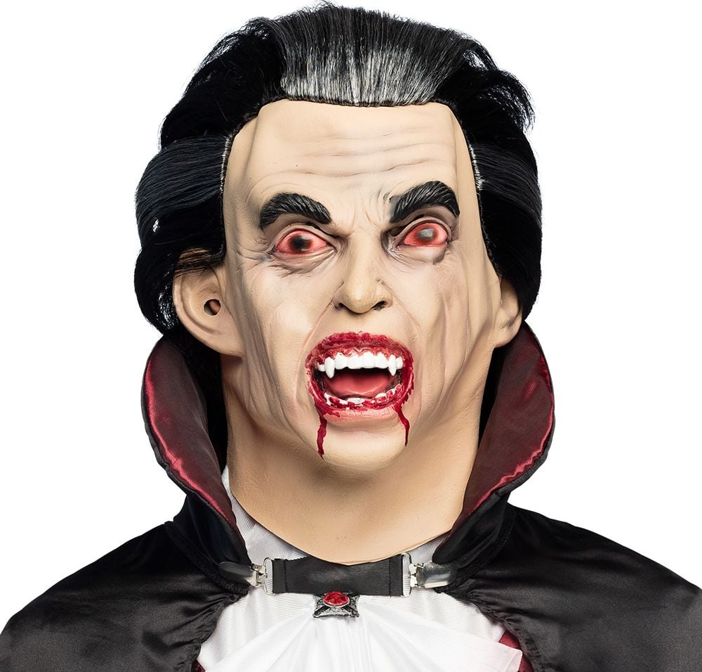 Graaf Dracula Latex Hoofdmasker Halloween