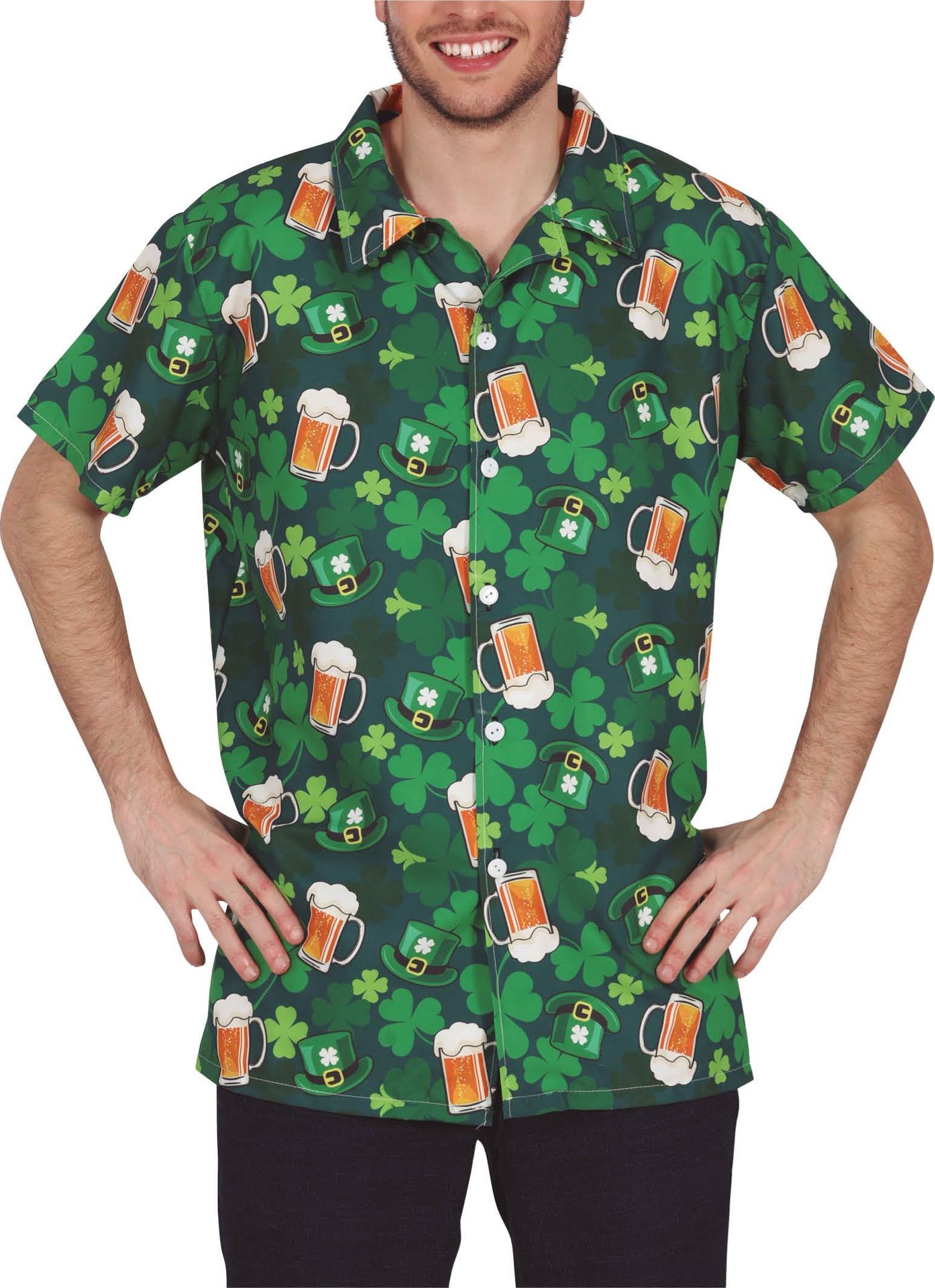 Groen St. Patrick's Shirt Heren