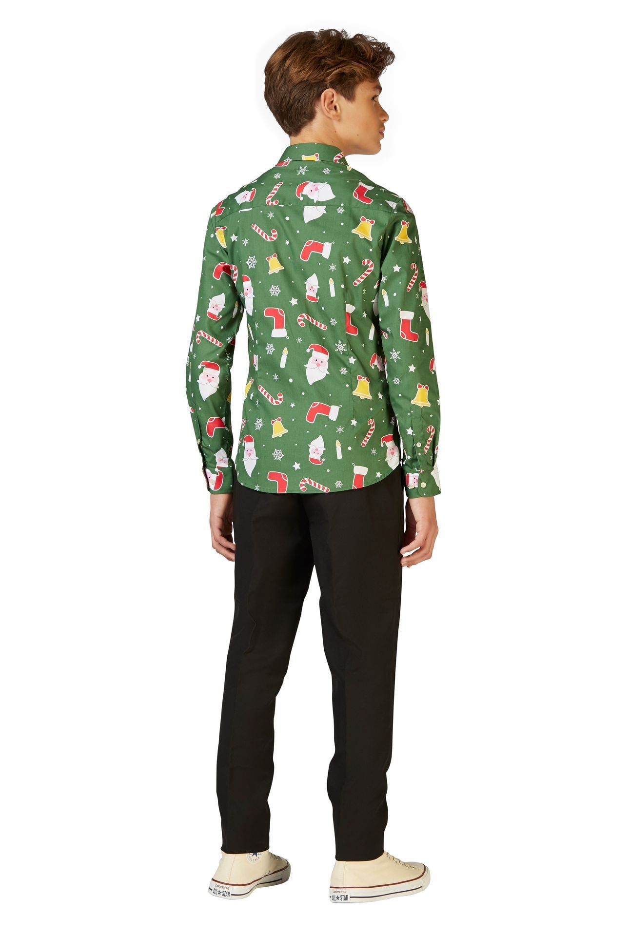 Groene kerst blouse Opposuits tieners