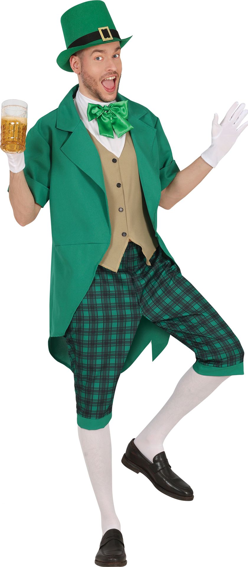 Groene St. Patrick's Outfit Mannen