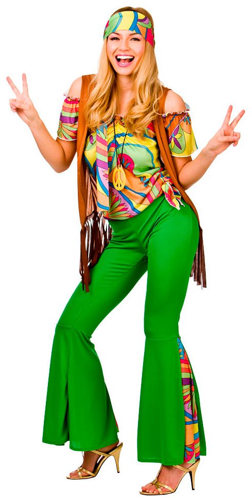 bloed optioneel trek de wol over de ogen Groovy hippie kostuum | Carnavalskleding.nl