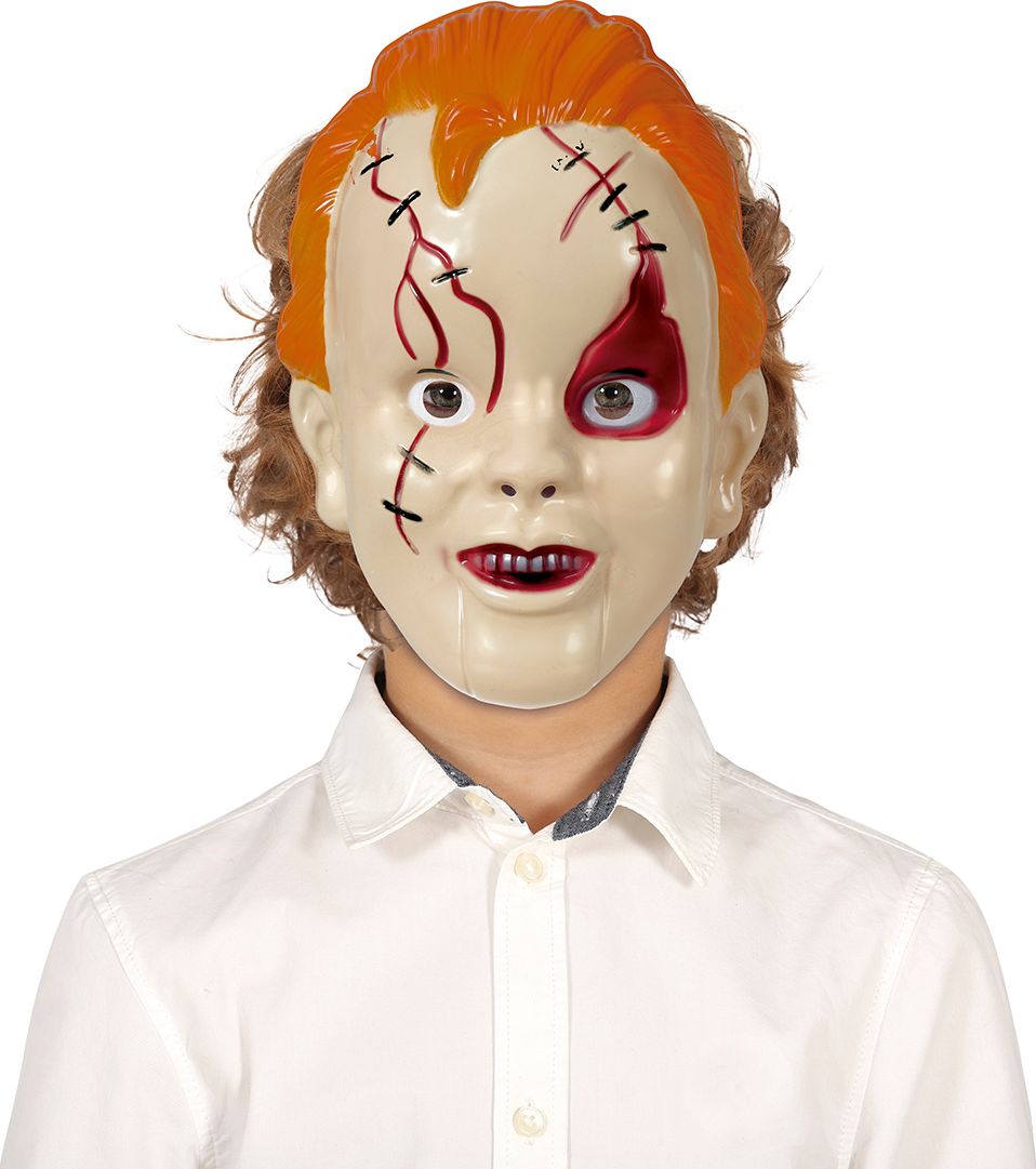 Halloween Chucky masker kinderen